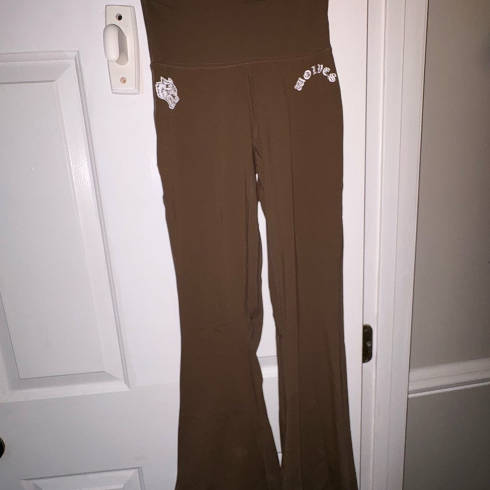 Brown Flared Pants